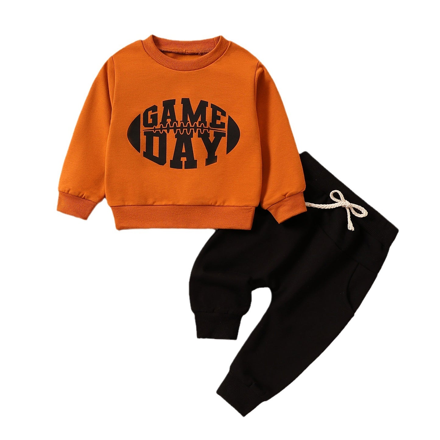 Baby Boy Rugby Letter Pattern Top Trousers Suit