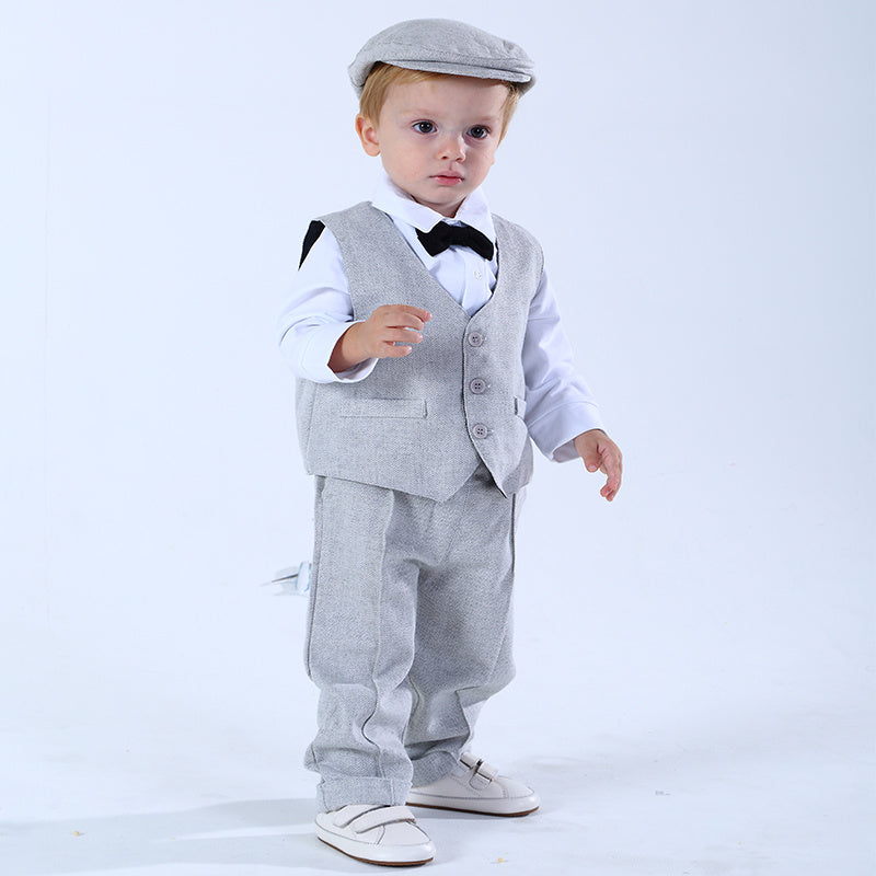 Male Baby British Style Gentleman Suit