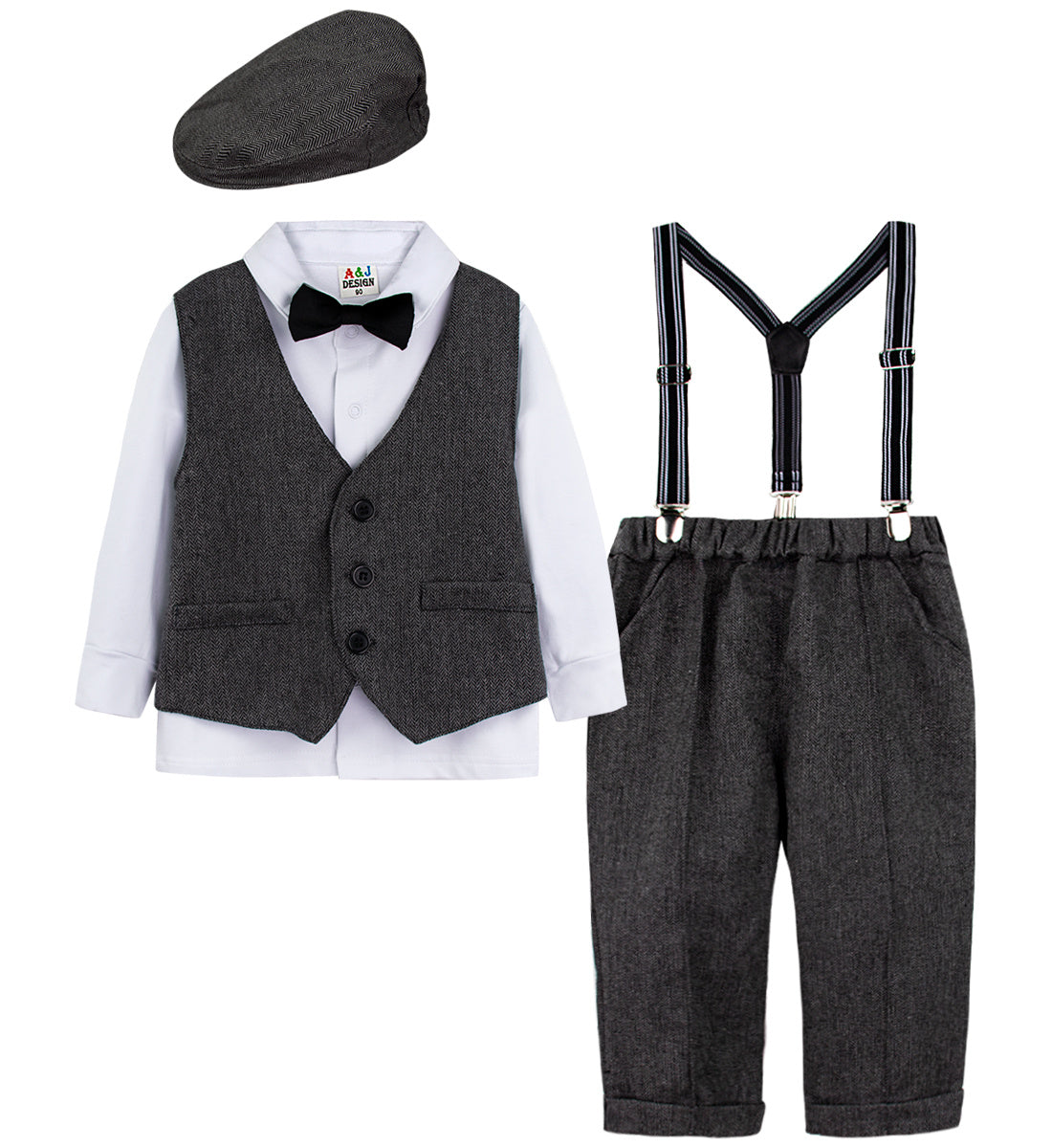 Male Baby British Style Gentleman Suit