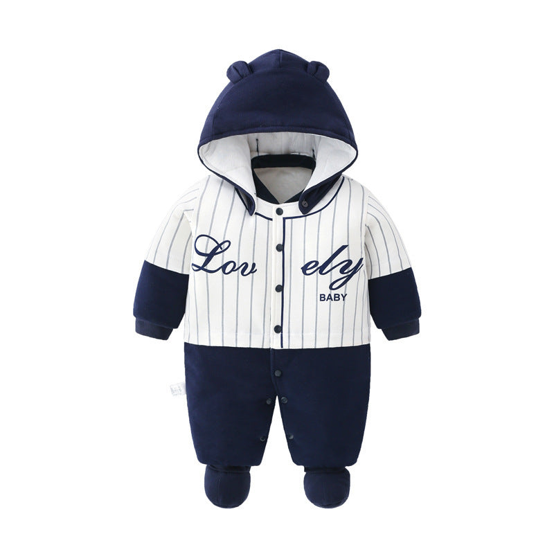 Winter warm baby onesie