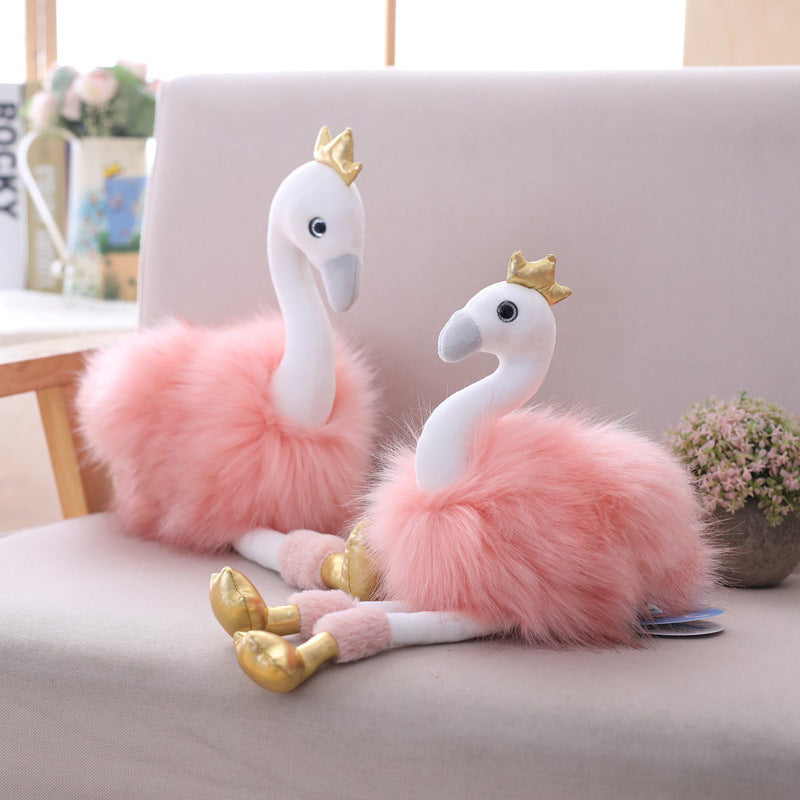 Flamingo doll plush toy