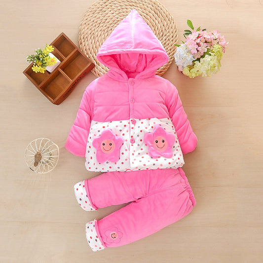 Girls' Autumn/Winter Padded Coat Set