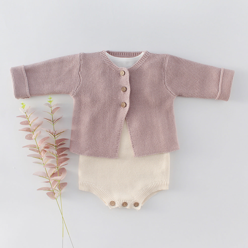 Infant Girls Baby Knitted Coat