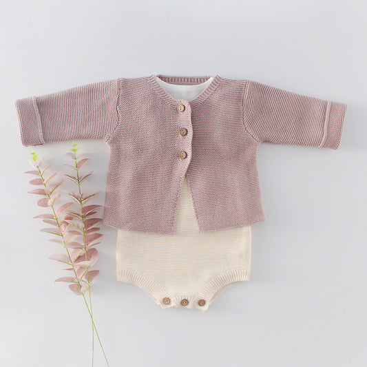 Infant Girls Baby Knitted Coat