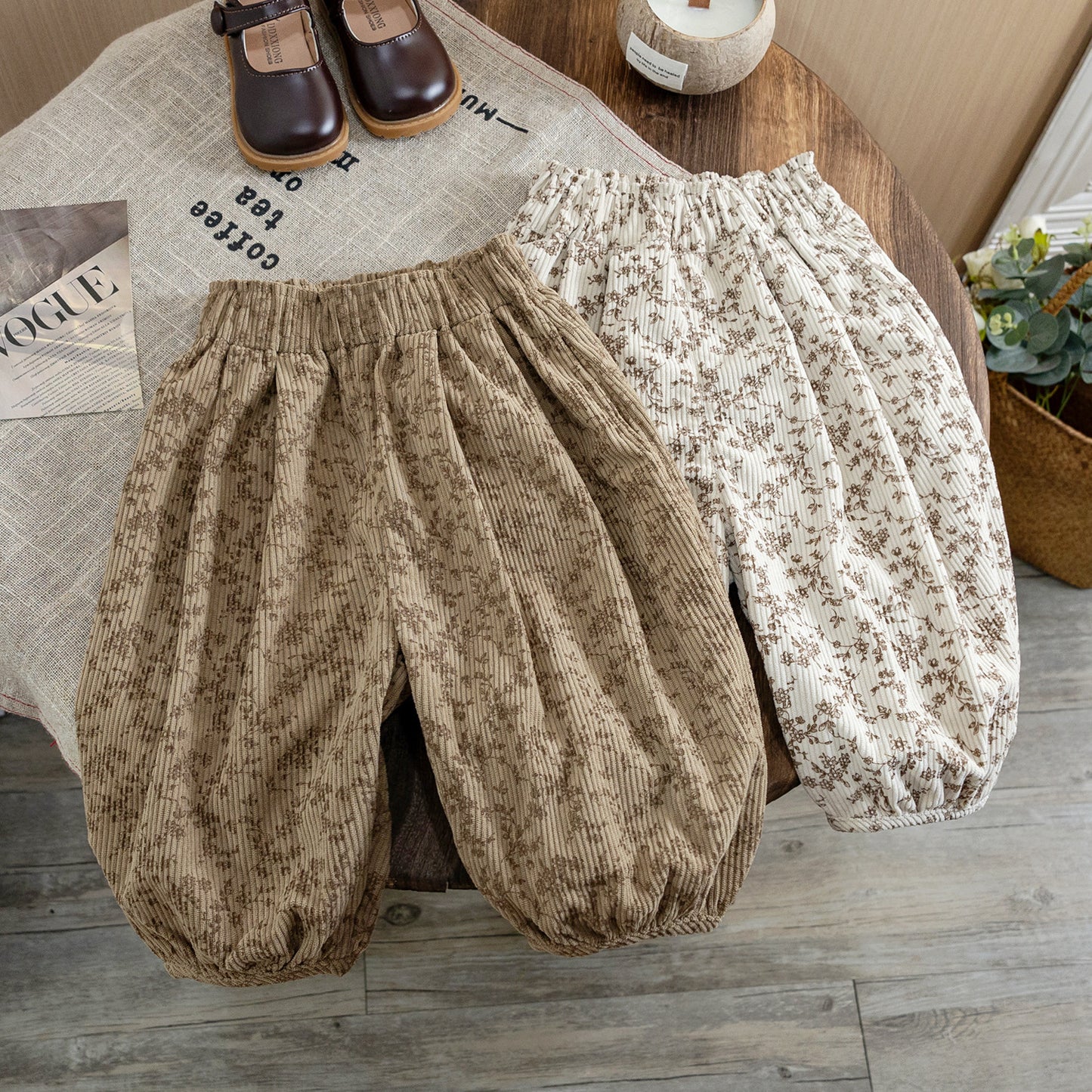 Girls' Pants Autumn Clothes Outerwear Fashionable Korean Style