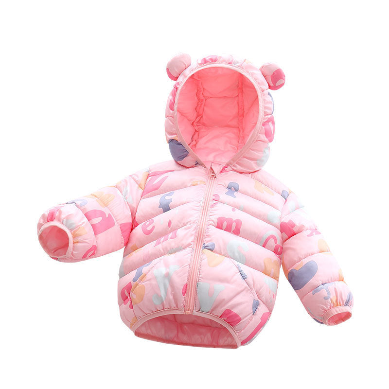 Foreign Trade Children's Down And Wadded Jacket Lightweight Boys And Girls Winter Cotton-padded Jacket Baby Autumn And Winter Clothes Cotton Clothes