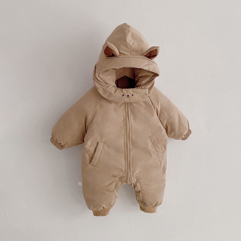 Baby Jumpsuit Baby Thick Winter Clothes