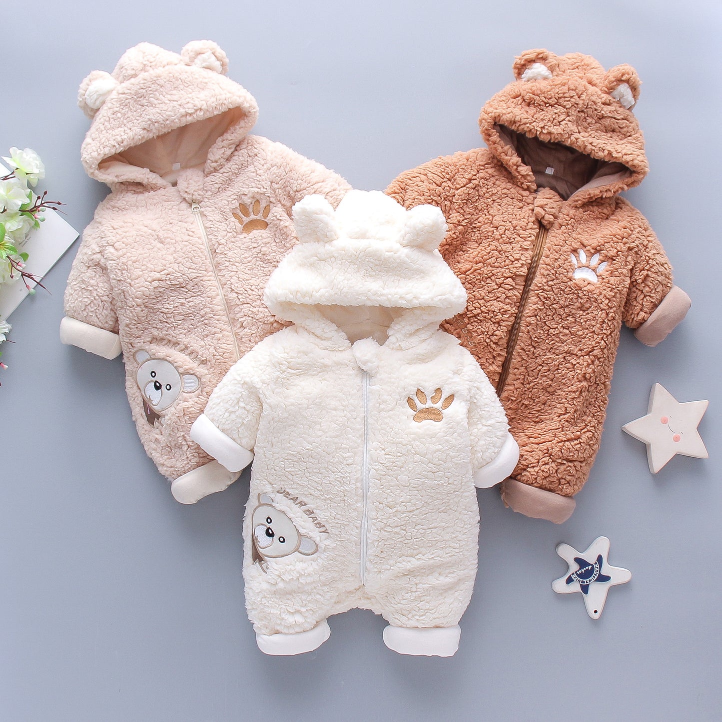 Winter Cotton Romper for Baby Boy & Girl